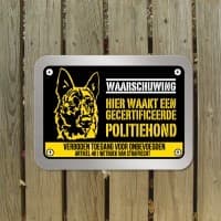 gecertificeerde politiehond