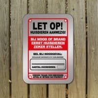 Huisdieren aanwezig