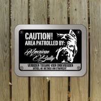 American Bully D8 mat zwart
