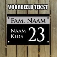 Naam- en huisnummerborden