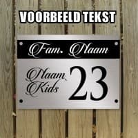 Zilver geborsteld aluminium 3