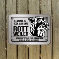 Rottweiler D3 zilver