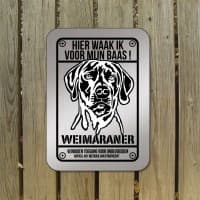 Weimaraner D2 rvs look