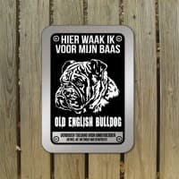 old english bulldog D4 zwart